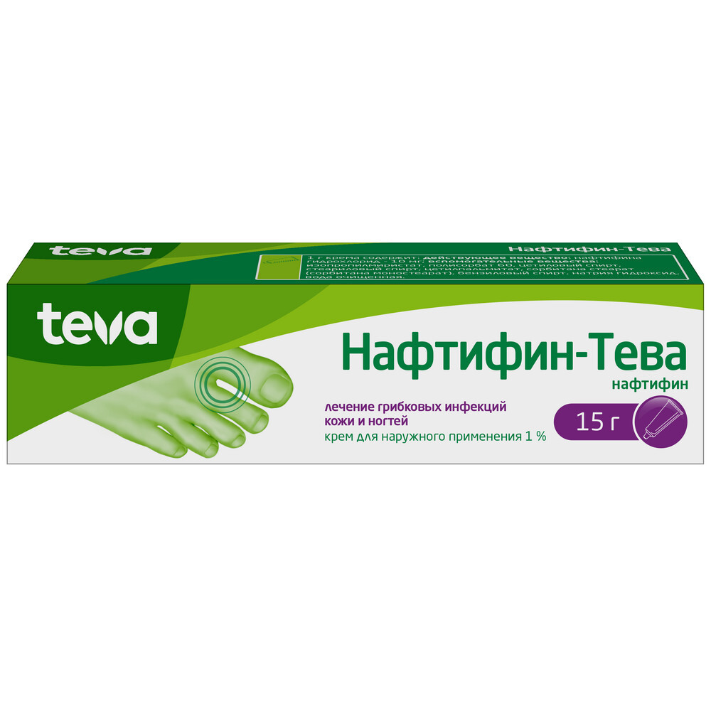 Nanaphti -the -teva 1% kremem dlaruжnogogogogo oprimenenaine 15 gr - цena 482 ...