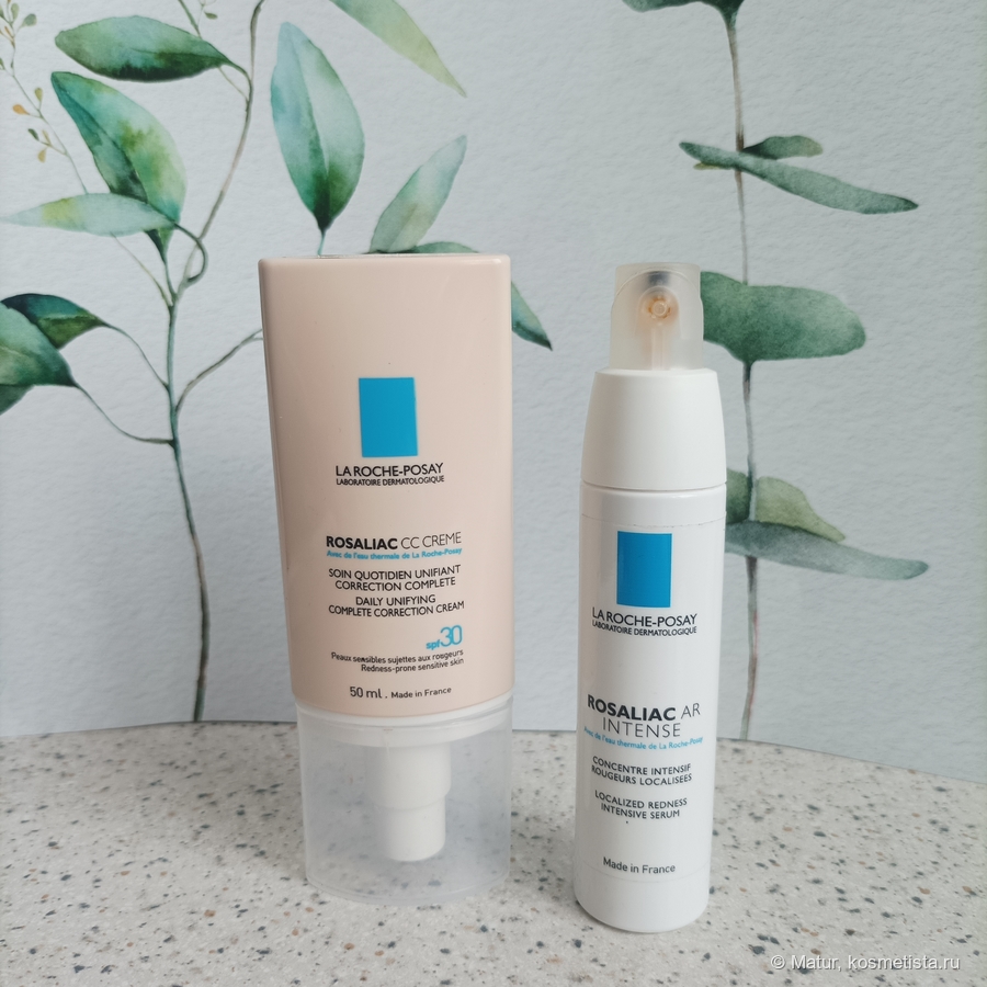 La Roche Posay Rosaliac ar Intense и CC Cream La Roche Posay ...