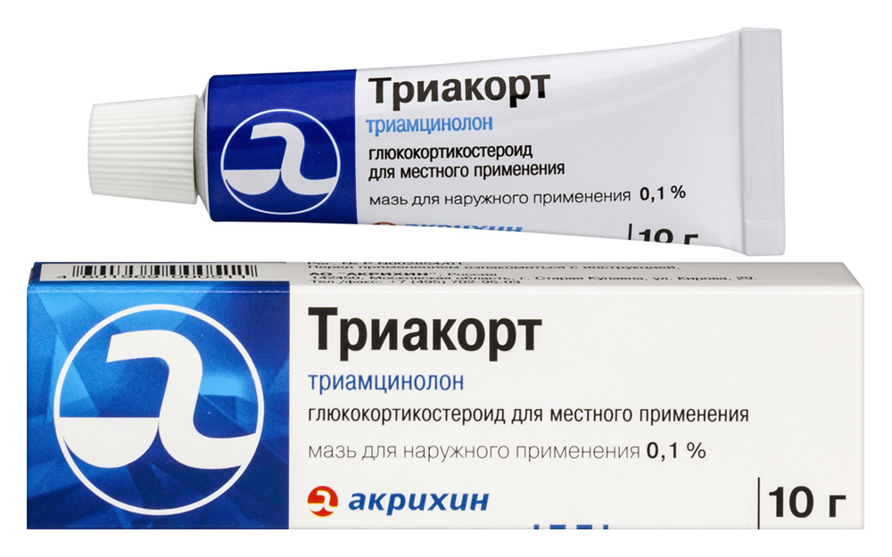 Триакорт 0,1% майс в апорте.