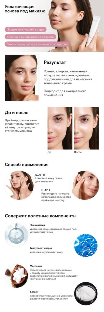 Krem-praйmer-uvlaжnaющiй-dlailцa primer primer shik, 50 мл