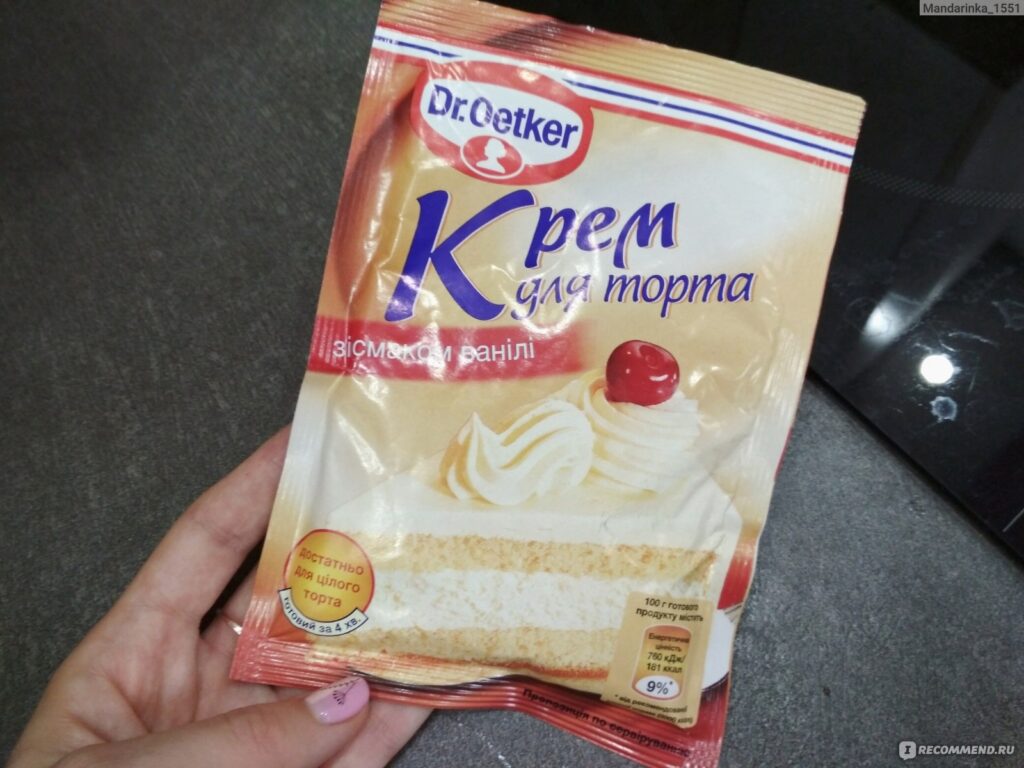 Крем Дл -торта СливочNый 80 g х 2